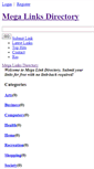 Mobile Screenshot of megalinkdirectory.info